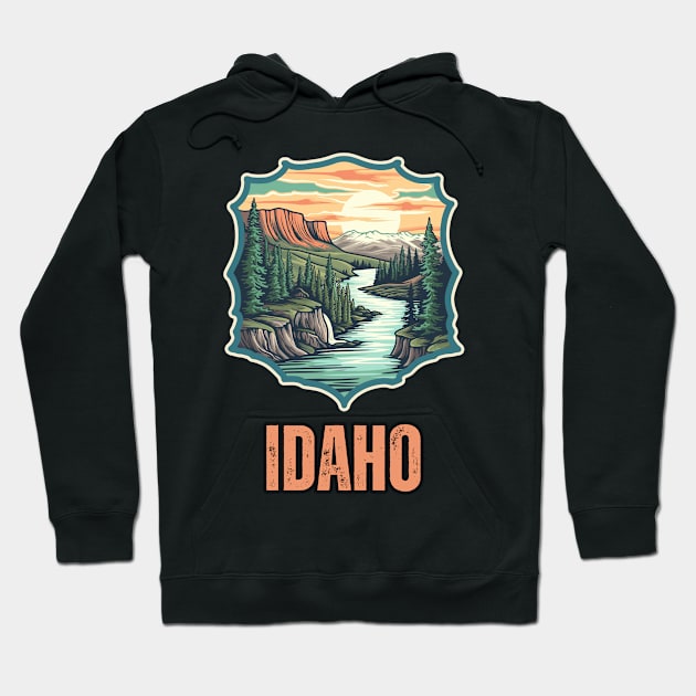 Idaho State USA Hoodie by Mary_Momerwids